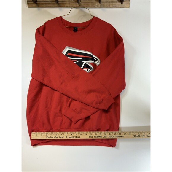 Atlanta Flacons Reebok Team Logo Pullover Sweater Red‎ Large - Picture 4 of 6